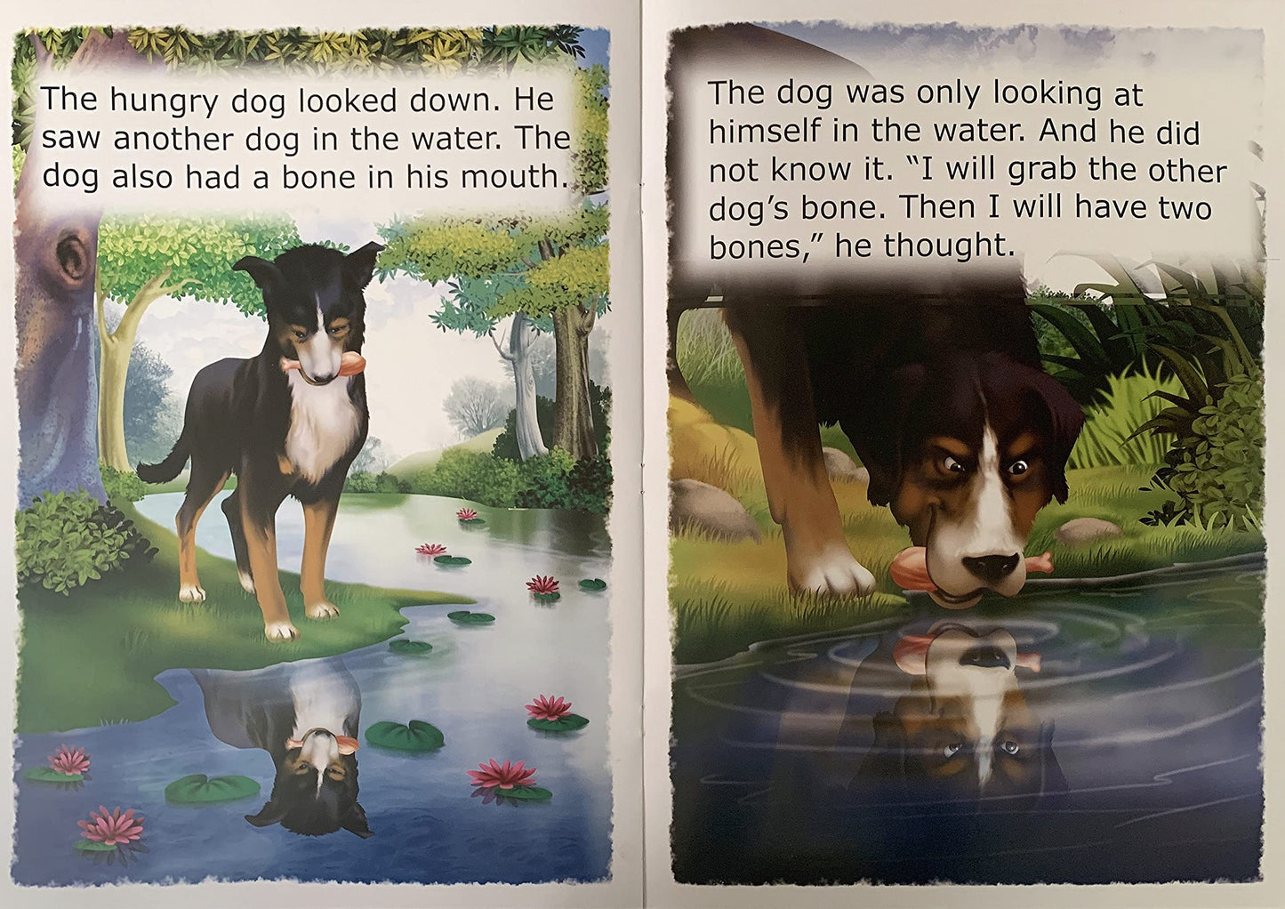 Value Stories.-The Greedy Dog. - Dista