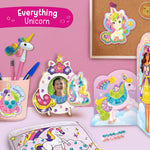 Thumbnail for Imagimake Unicorn Craft Kit | 20+ Mess Free Activities | Bracelet Making Kit, Magnetic Board Princess Dress Up, Unicorn Stickers and More | 5,6,7,8 Year Old Girl Birthday Gift | Crafts for Girls 8-12