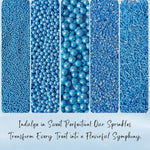 Thumbnail for sprinkles for cakes cupcakes decoration usp 9bright blue