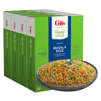 Gits Ready Meals Heat & Eat Masala Rice - Distacart