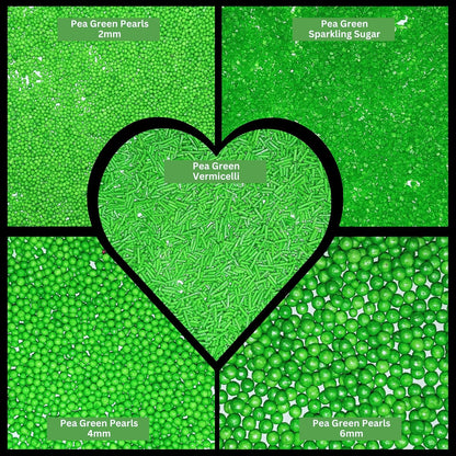 sprinkles for cakes cupcakes decoration usp 11pea green