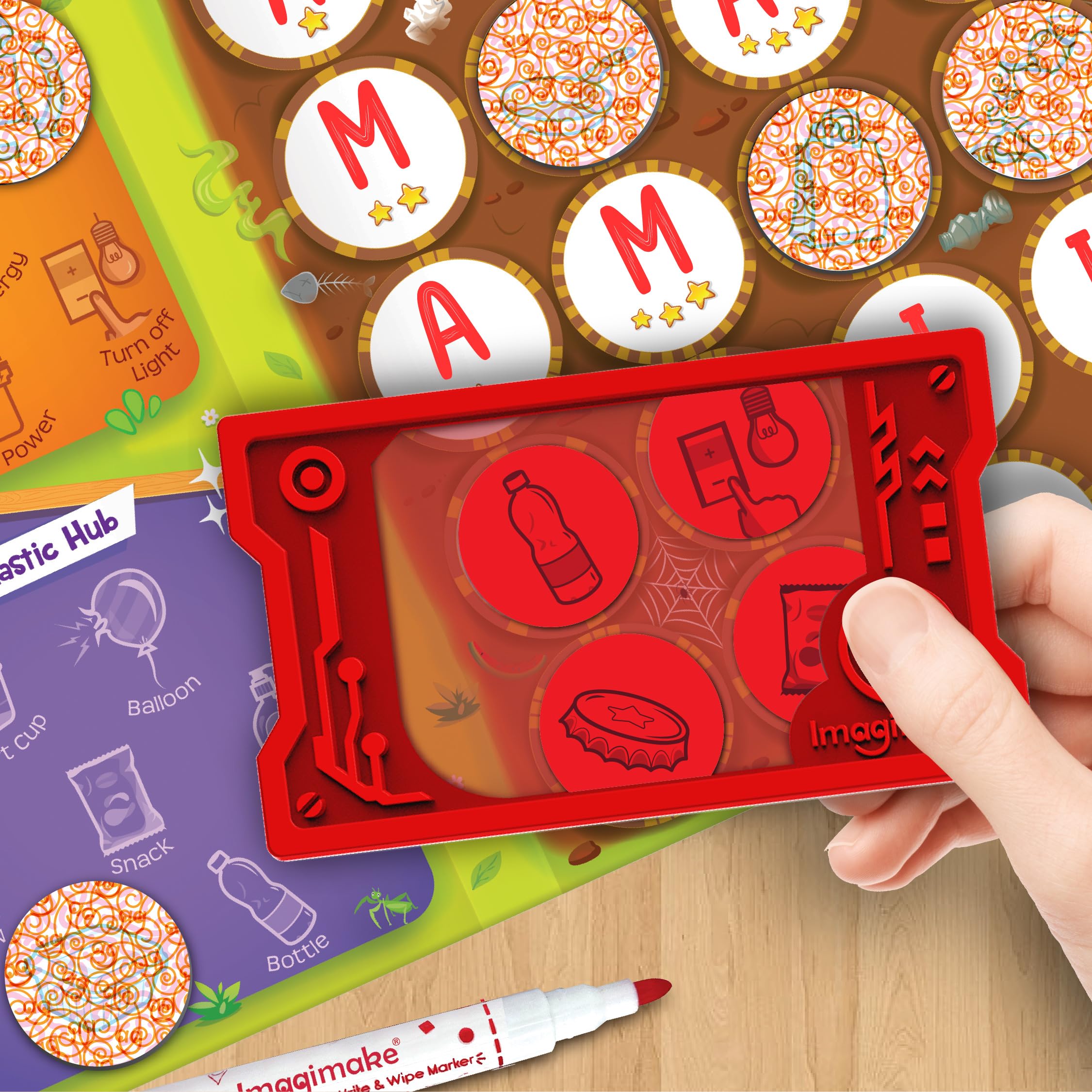 Imagimake Rescue Quest–Green Champions | Spin, Discover & Rescue Green Missions | Educational Fun Board Games for Friends & Family Night |Travel-Friendly Indoor Game |Gift for Kids Ages 5,6,7,8,9,10