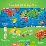 Thumbnail for Imagimake Mapology Hidden Quest World Map Board Game | Magical Swipe & Reveal | Educational Toys for Ages 5-7 & 8-12 | Boys & Girls Toys Age 6-8 | Gifts for 10-Year-Old Boys