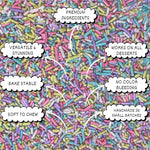 Thumbnail for rainbow sprinkles for decoration 15 100 g