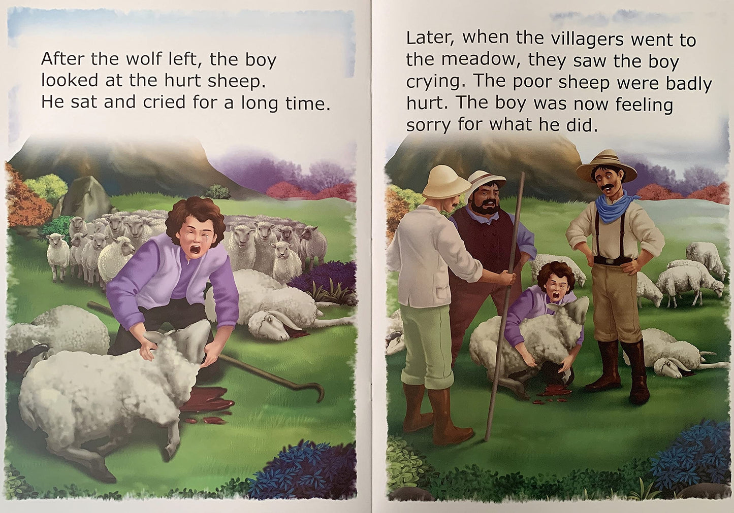 Value Stories.-The Boy Who Cried Wolf. - Dista