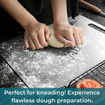 Thumbnail for OrganizeMee Stainless Steel Chopping Board (Medium)(31.8CM X 21CM) - Dista