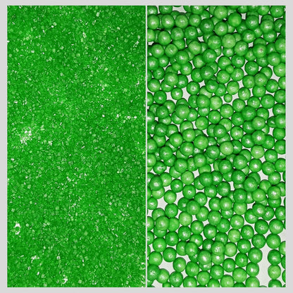 sprinkles for cakes cupcakes decoration usp 11pea green