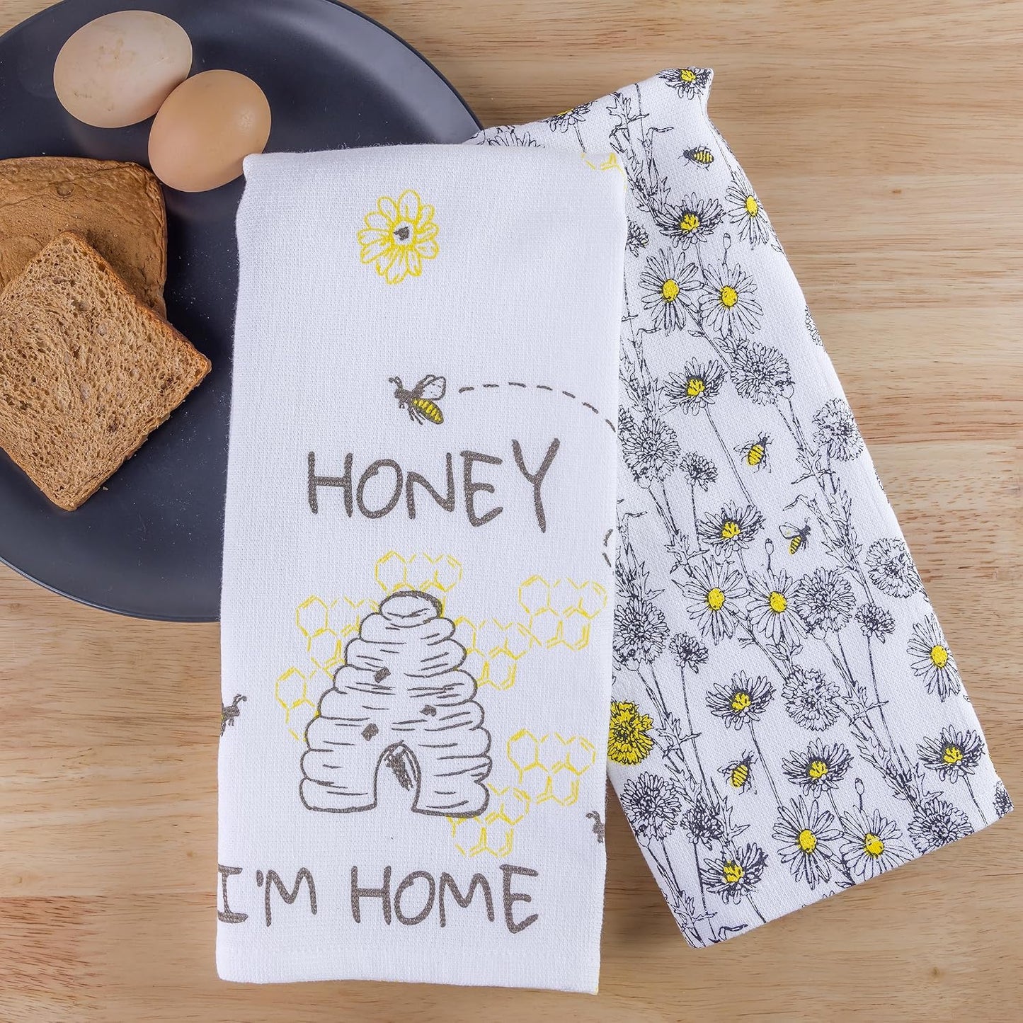 FRENCH BREAD Everyday Kitchen Towels - Set of 2 - Dista