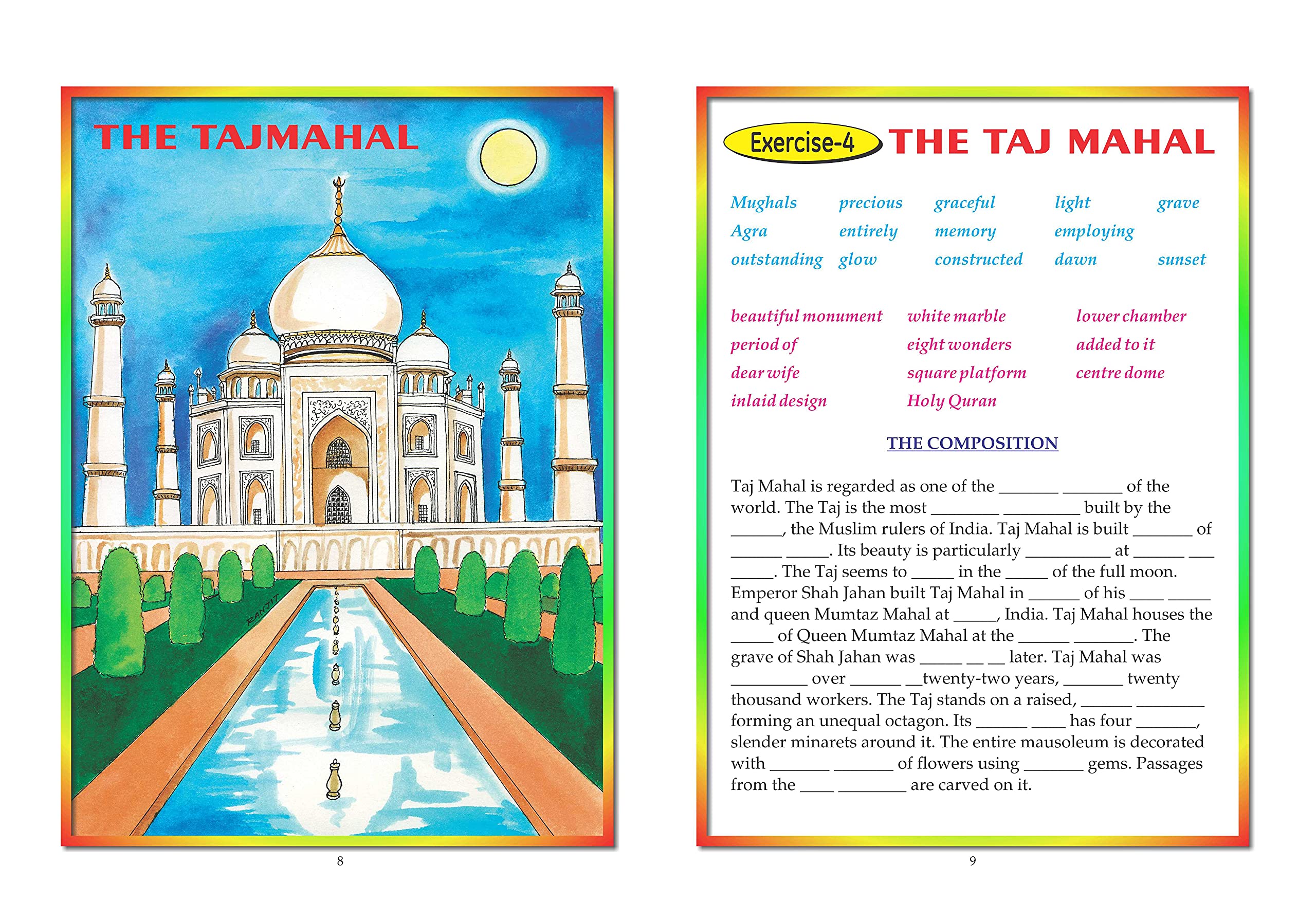 Scholars Hub Picture Composition Book (Part 3, 4) (Set Of 2 Books) | Picture Composition Book For Class 3,4 | 60 Pages - Dista