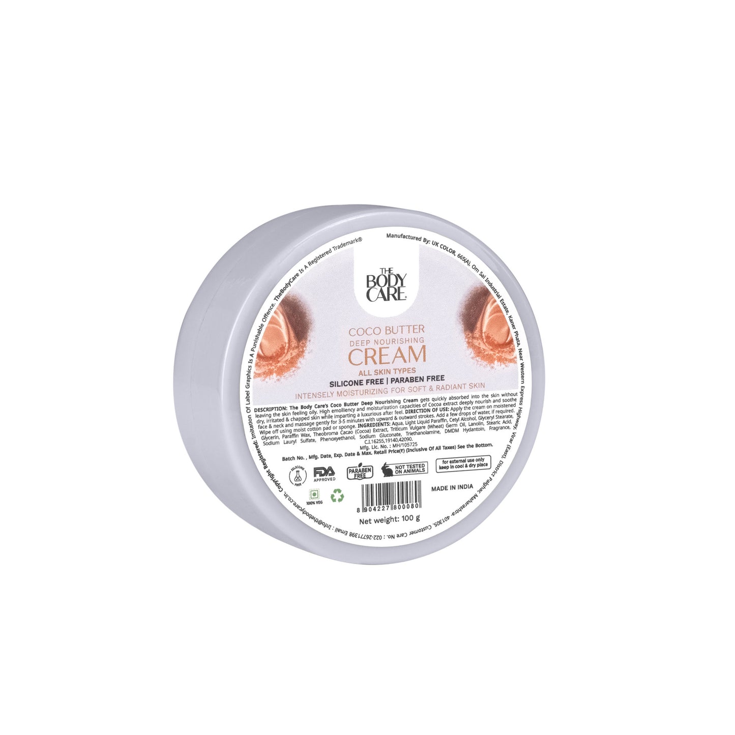 The Body Care Nourishing Coco Butter Cream