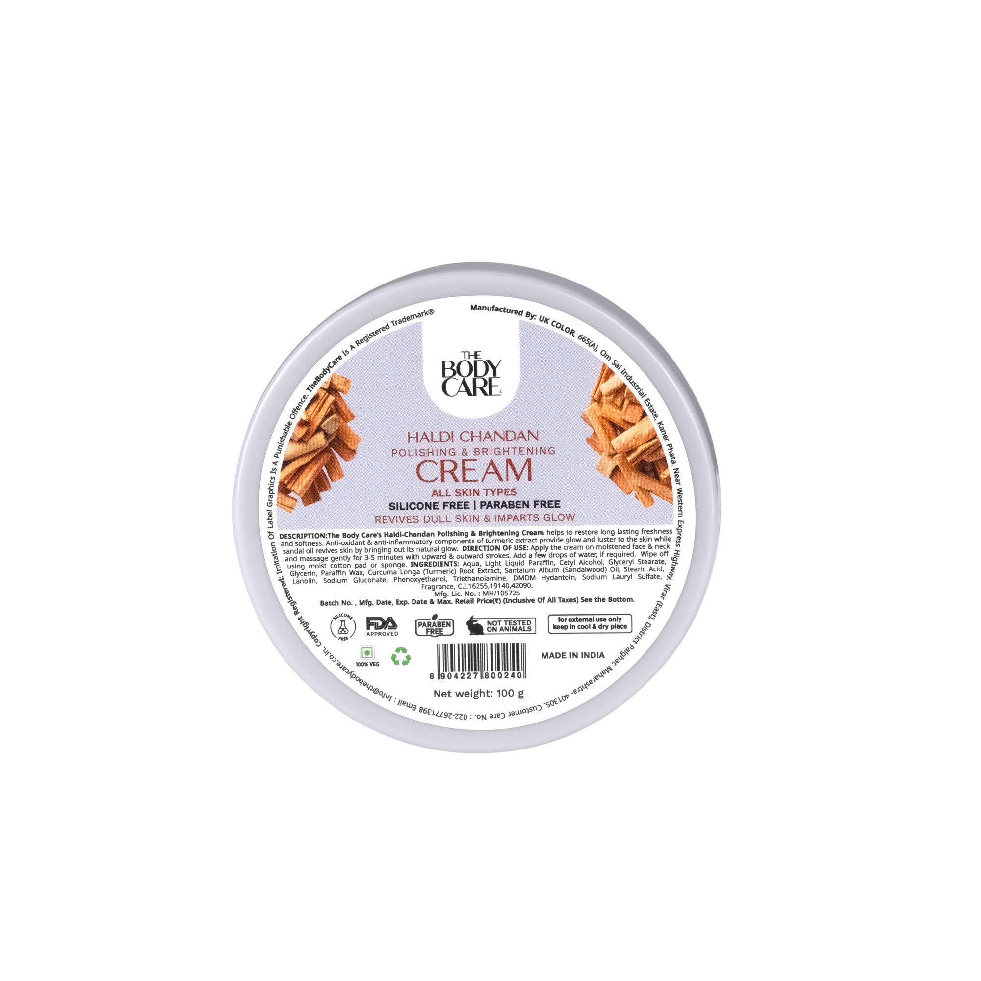 Haldi Chandan Polishing & Brightening Cream