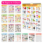 Thumbnail for ENGLISH-MARATHI Chart For Kids (16 Charts ) 36 x 50 cm - Children Spiral Wall Picture Chart