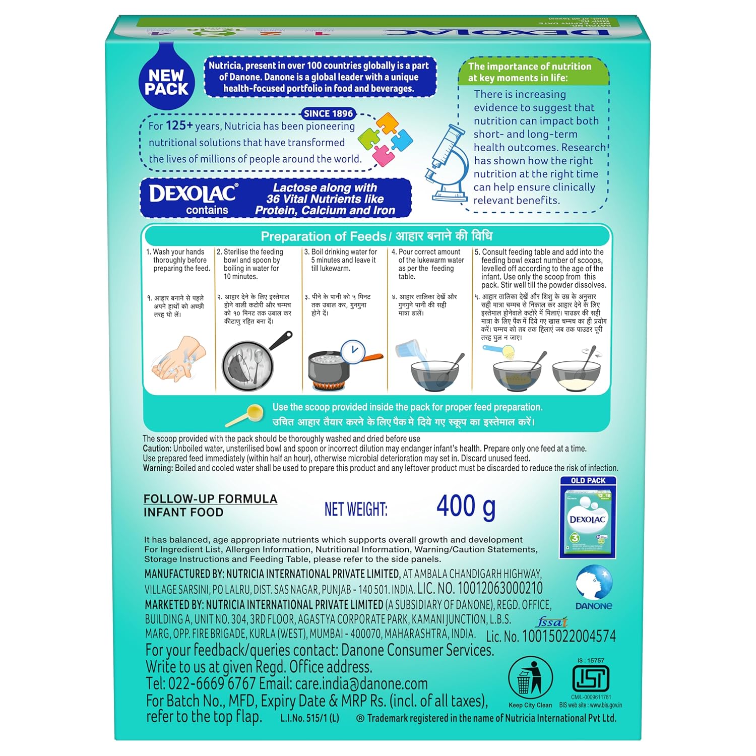 Dexolac Infant Formula Powder After 12 Months Stage 3 - Distacart