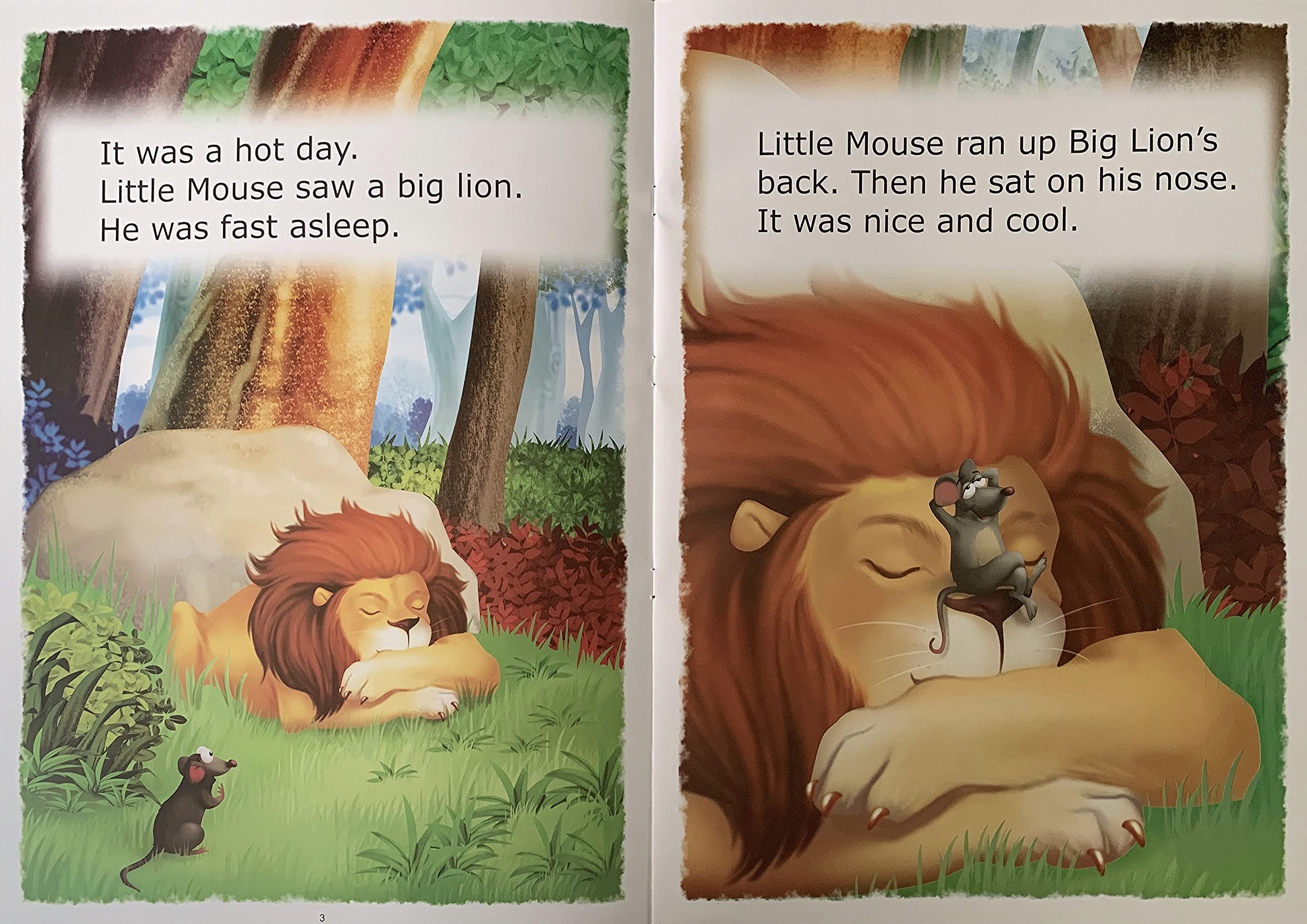 Value Stories.-Little Mouse & Big Lion. - Dista