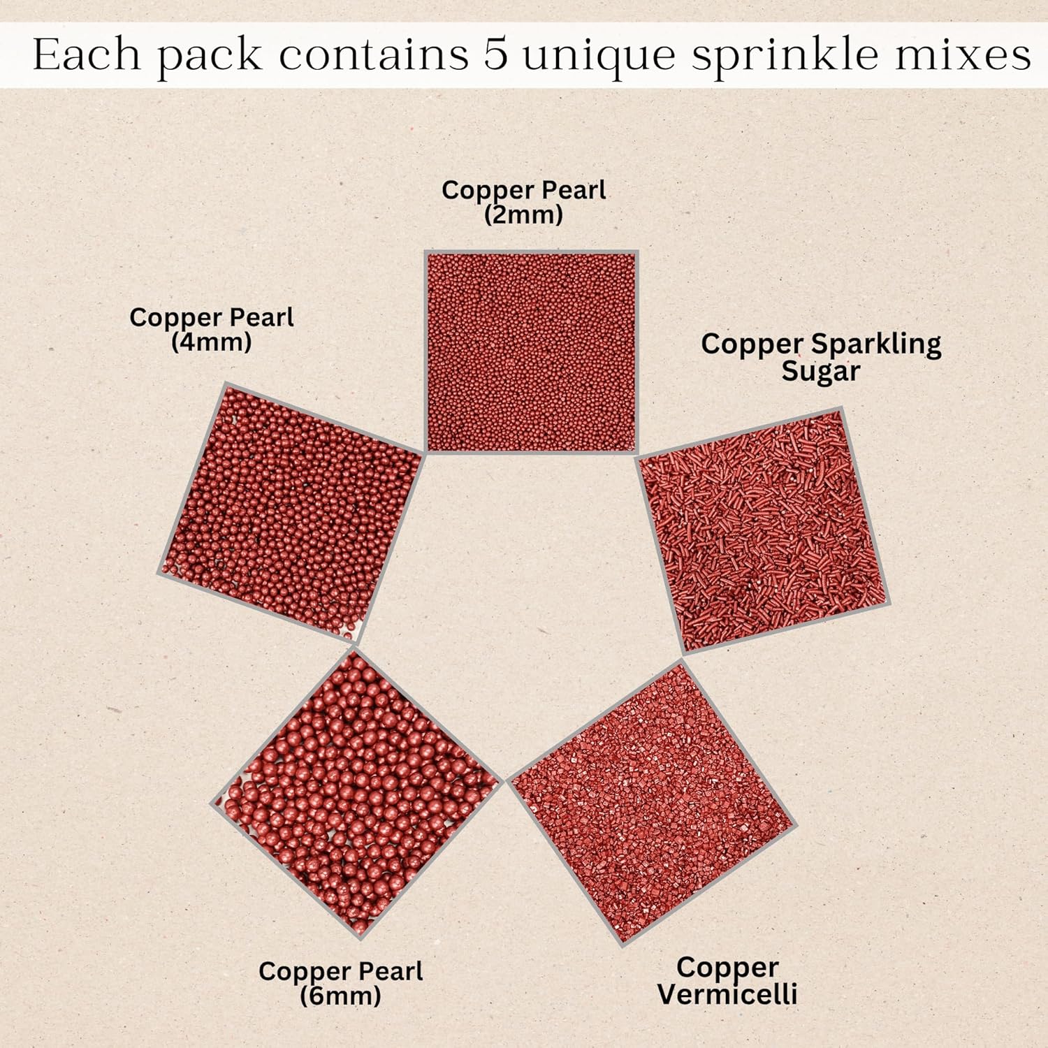 sprinkles for cakes cupcakes decoration usp 20copper