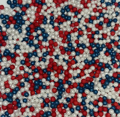 patriotic sprinkles for decoration 09 120 gm