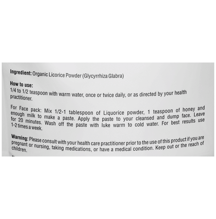 Minature Licorice Organic Powder