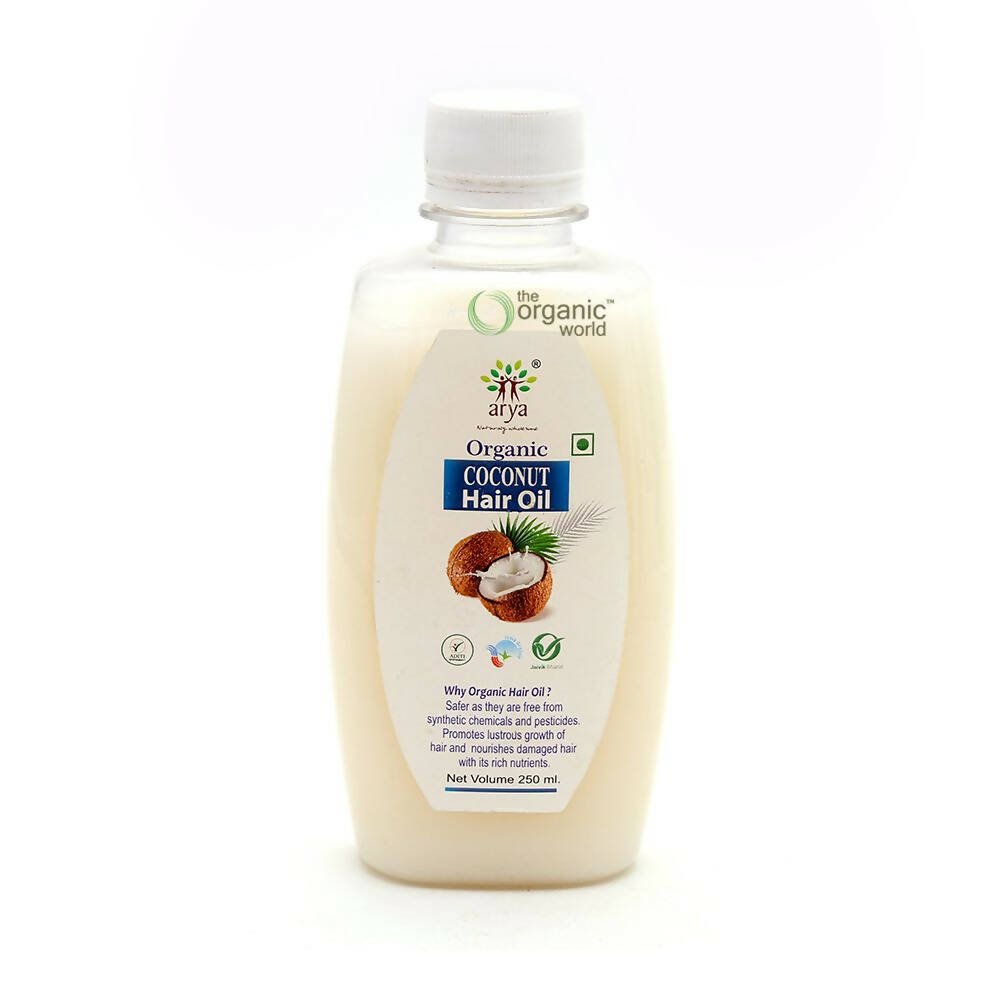 Arya Farm Organic Coconut Hair Oil - Distacart