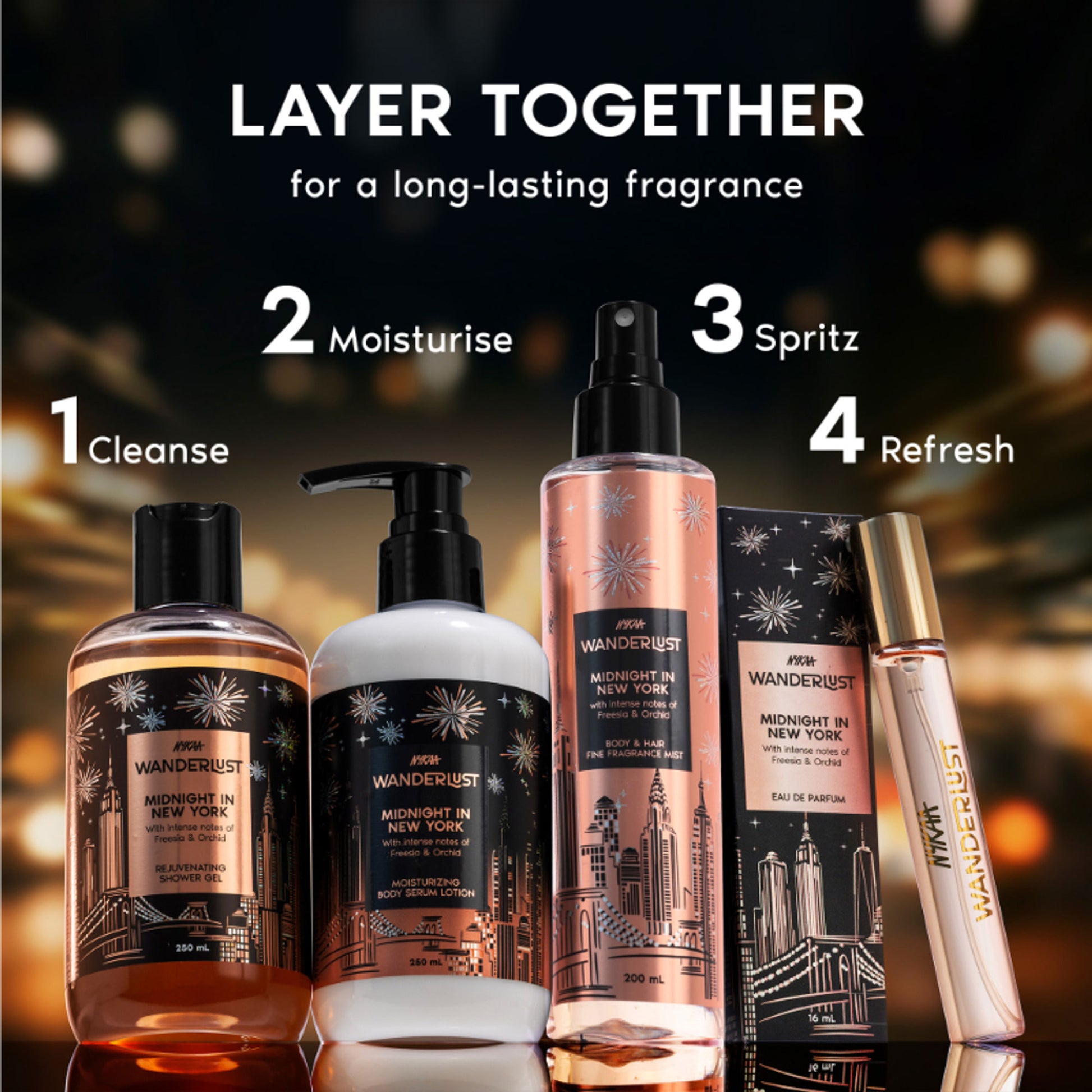 Wanderlust Moisturizing Body Lotion - Midnight In New York - Distacart