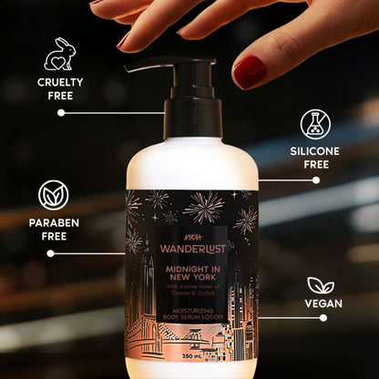 Wanderlust Moisturizing Body Lotion - Midnight In New York - Distacart