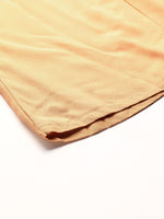 Thumbnail for TAG 7 Women Beige Solid Flared Palazzos