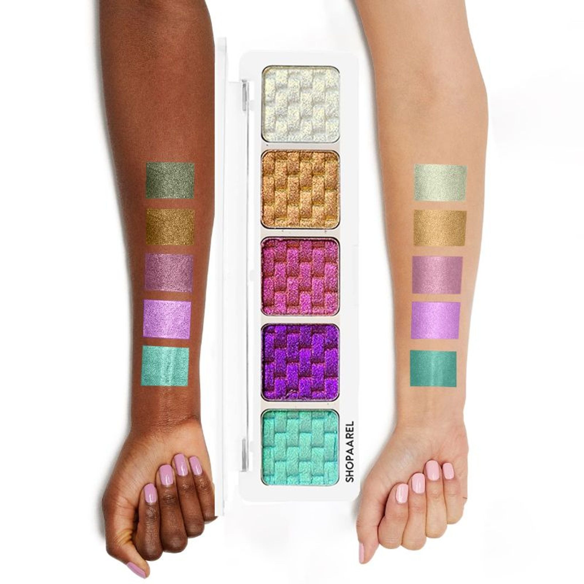 Shopaarel Sparkle 5 Color Eyeshadow - Phonex - Crystal - Distacart