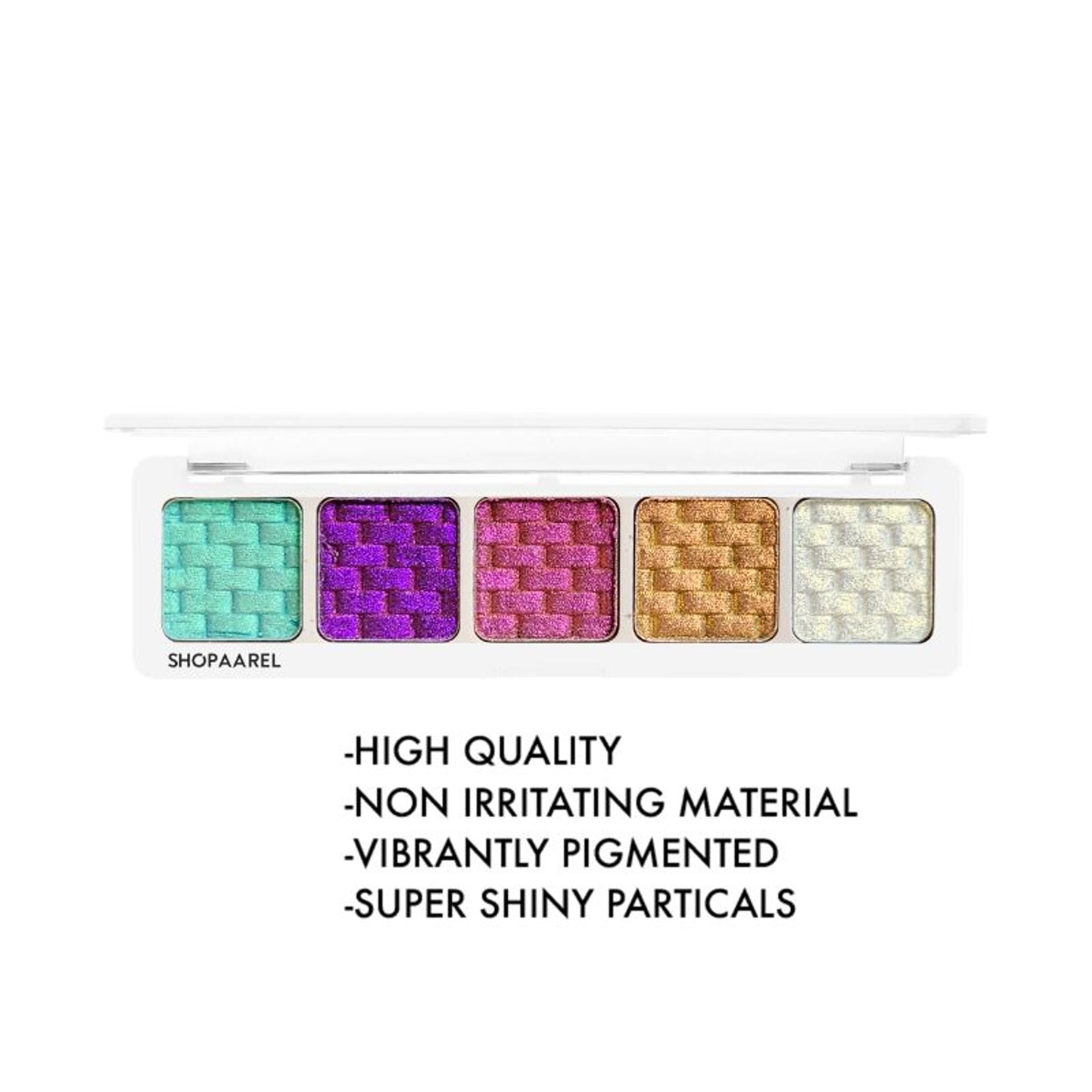 Shopaarel Sparkle 5 Color Eyeshadow - Phonex - Crystal - Distacart