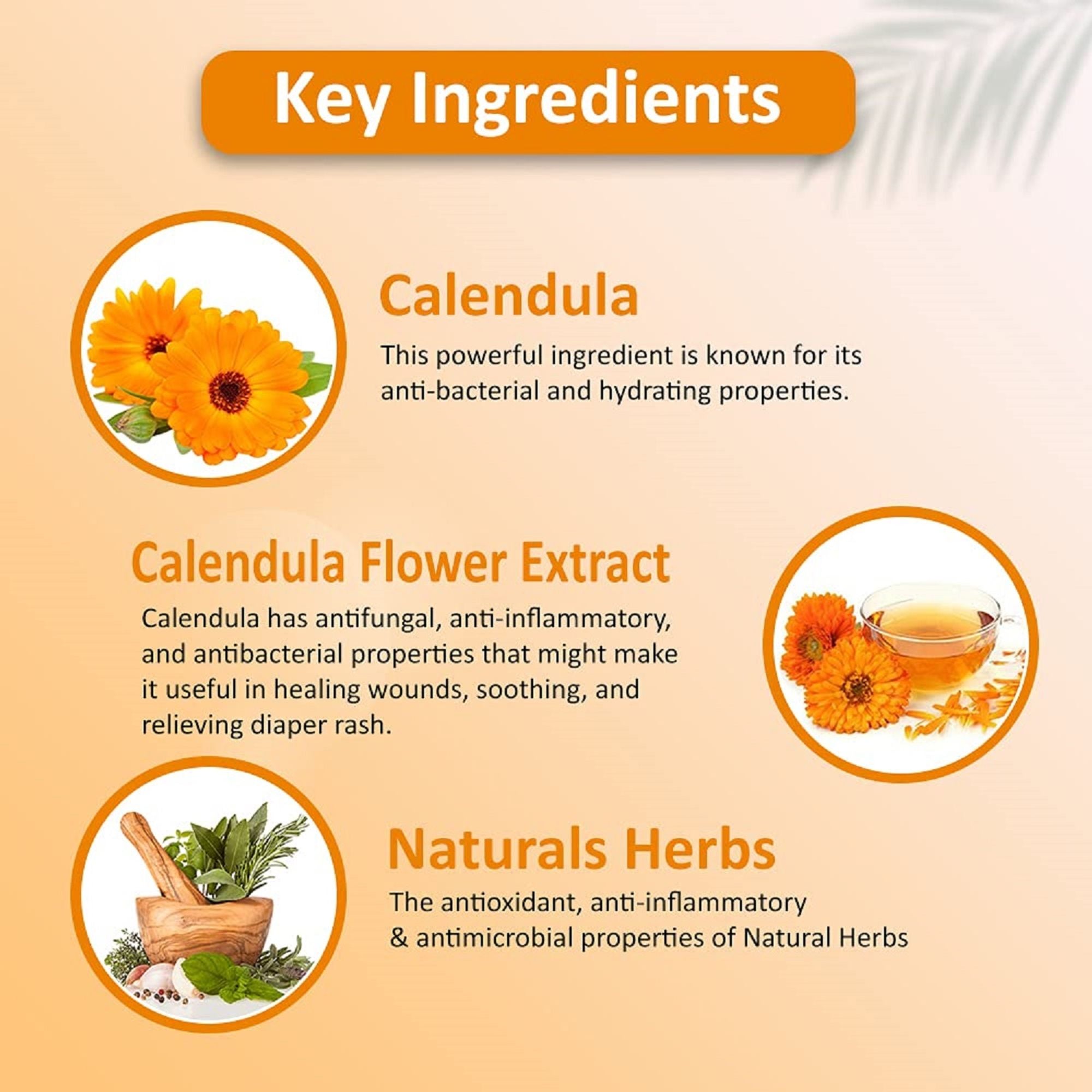 Omeo Calendula Body Wash Gentle Cleansing, Soft Nourshing Body Wash - Dista