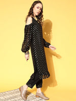 Thumbnail for Ahalyaa Women Ethnic Motifs Printed Georgette Anarkali Kurta - Distacart