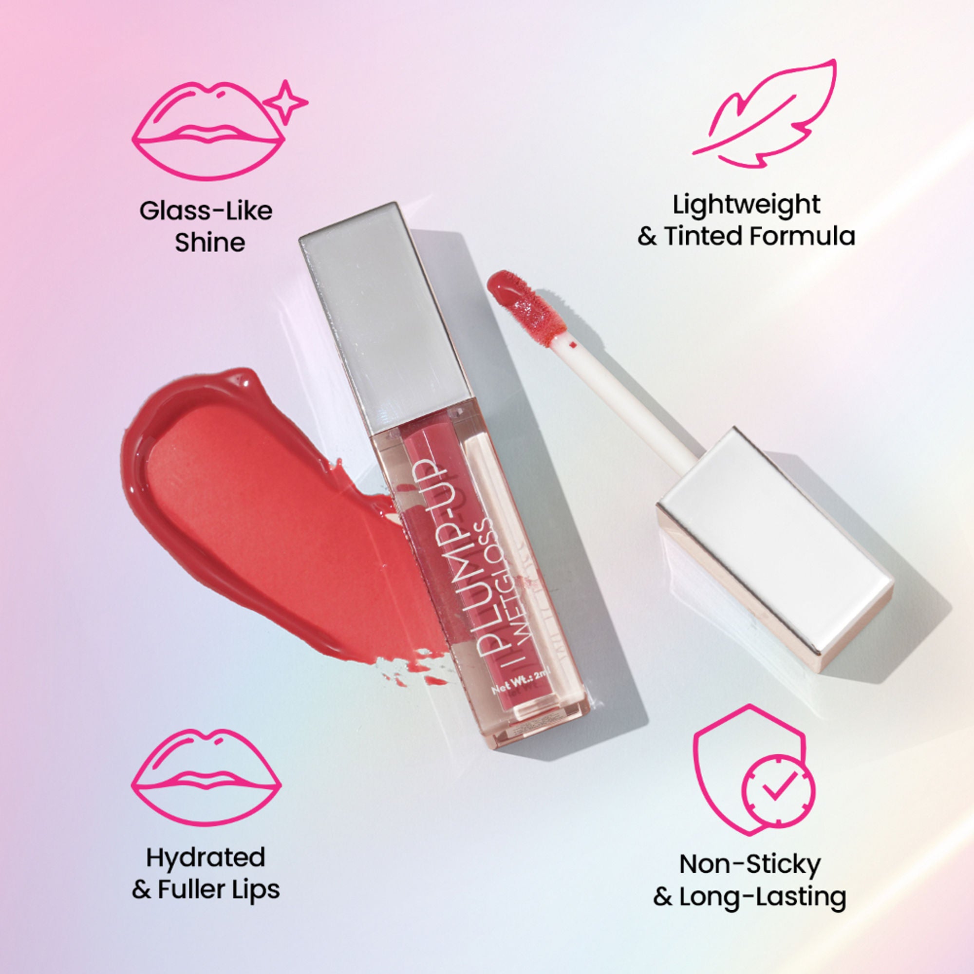 Swiss Beauty Plump Up Wet Lip Gloss For Glossy And Fuller Lips - 11 Pin Sin - Distacart