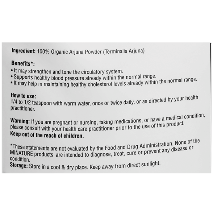 Minature Arjuna Organic Powder