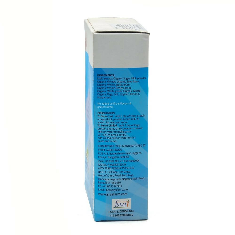 Arya Farm Protein Energy Drink-Natural Flavor - Distacart