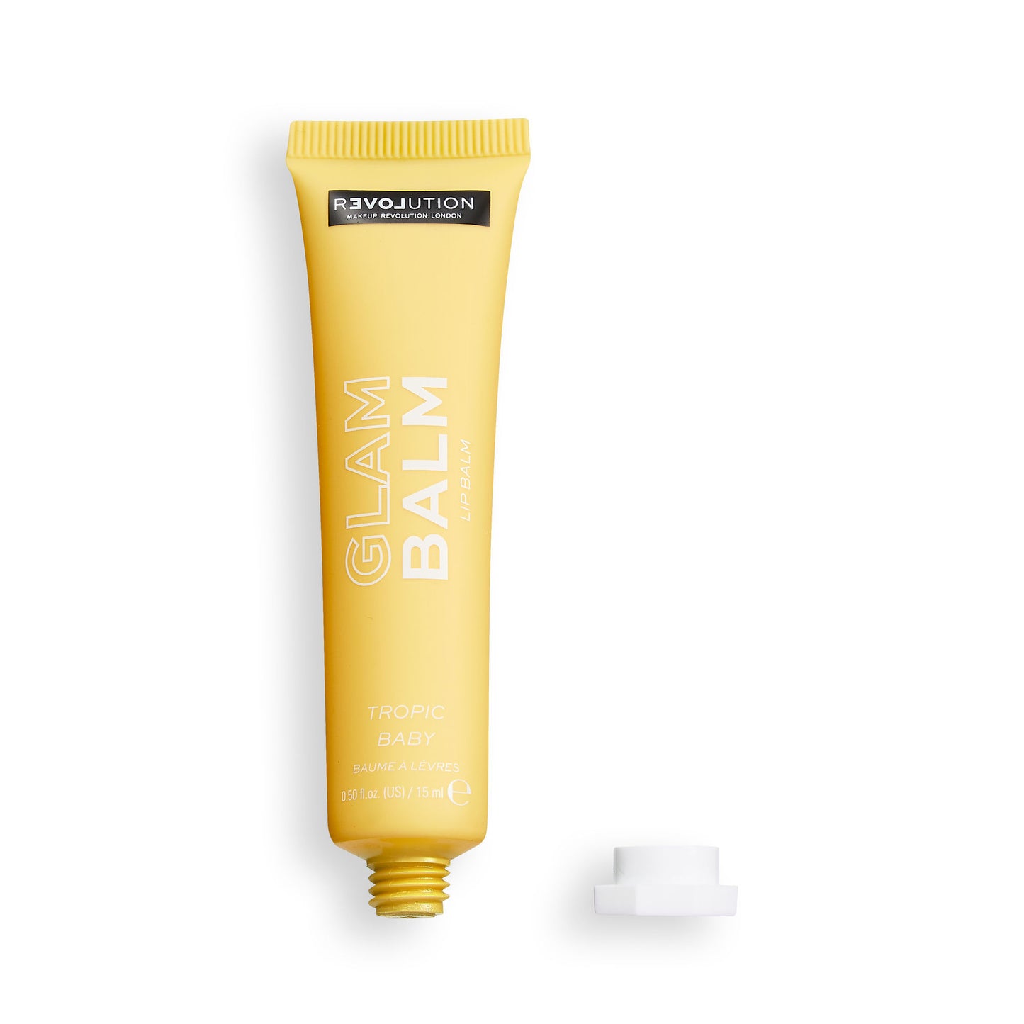 Revolution Relove Glam Balm Lip Balm - Tropic Baby Pineapple - Distacart