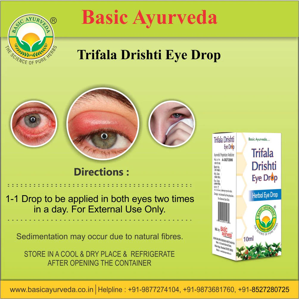 Basic Ayurveda Trifala Drishti Eye Drops