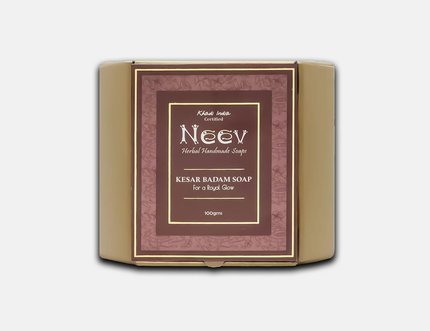 Neev Herbal Handmade Soap Kesar Badam Soap For A Royal Glow - Distacart