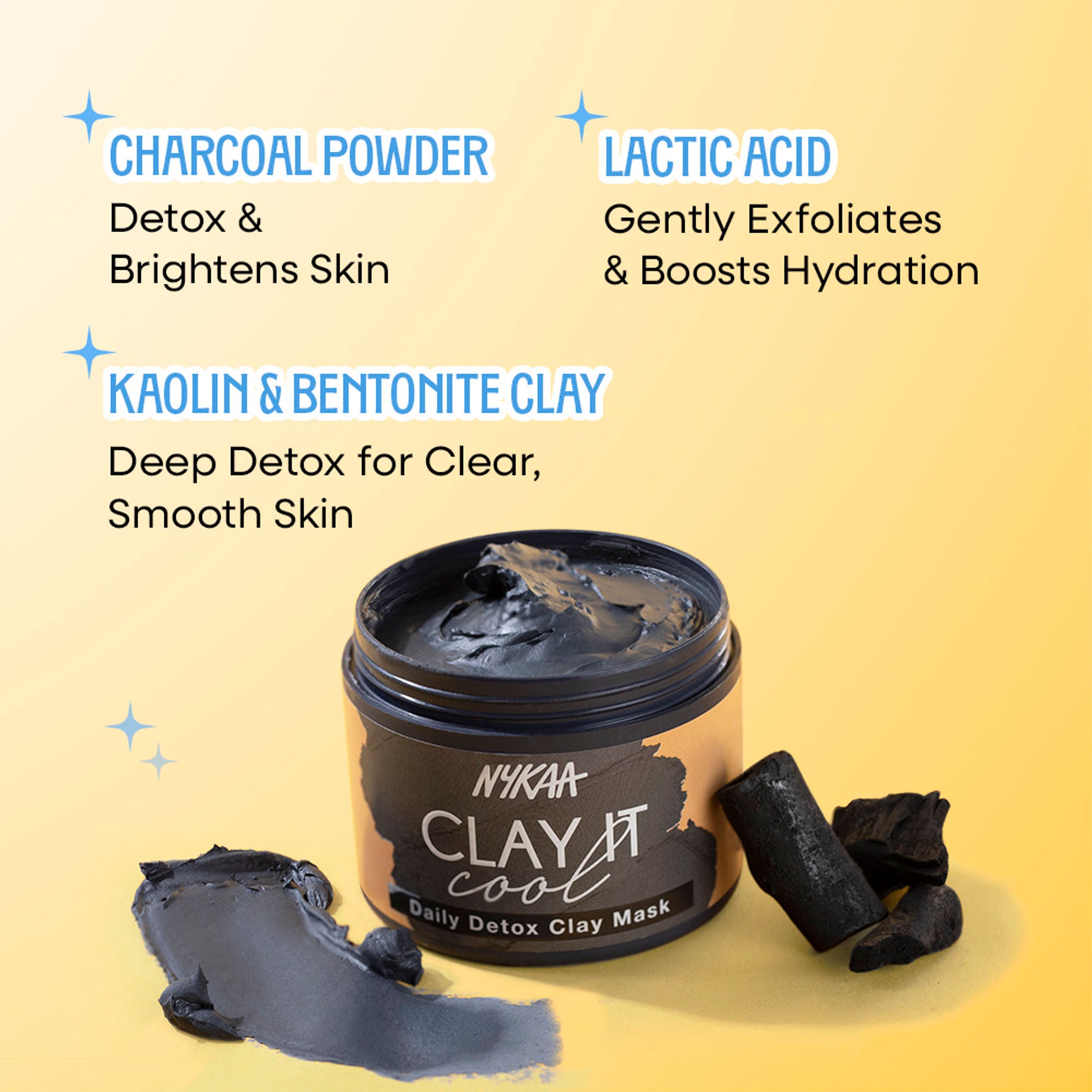 Nykaa Clay It Cool Clay Mask - Daily Detox - Distacart