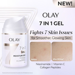 Thumbnail for Olay 7in1 Gel Moisturizer with Niacinamide, Vitamin C, Collagen Peptide