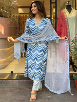 Thumbnail for Kalini Printed Kurta with Trousers & With Dupatta - Distacart