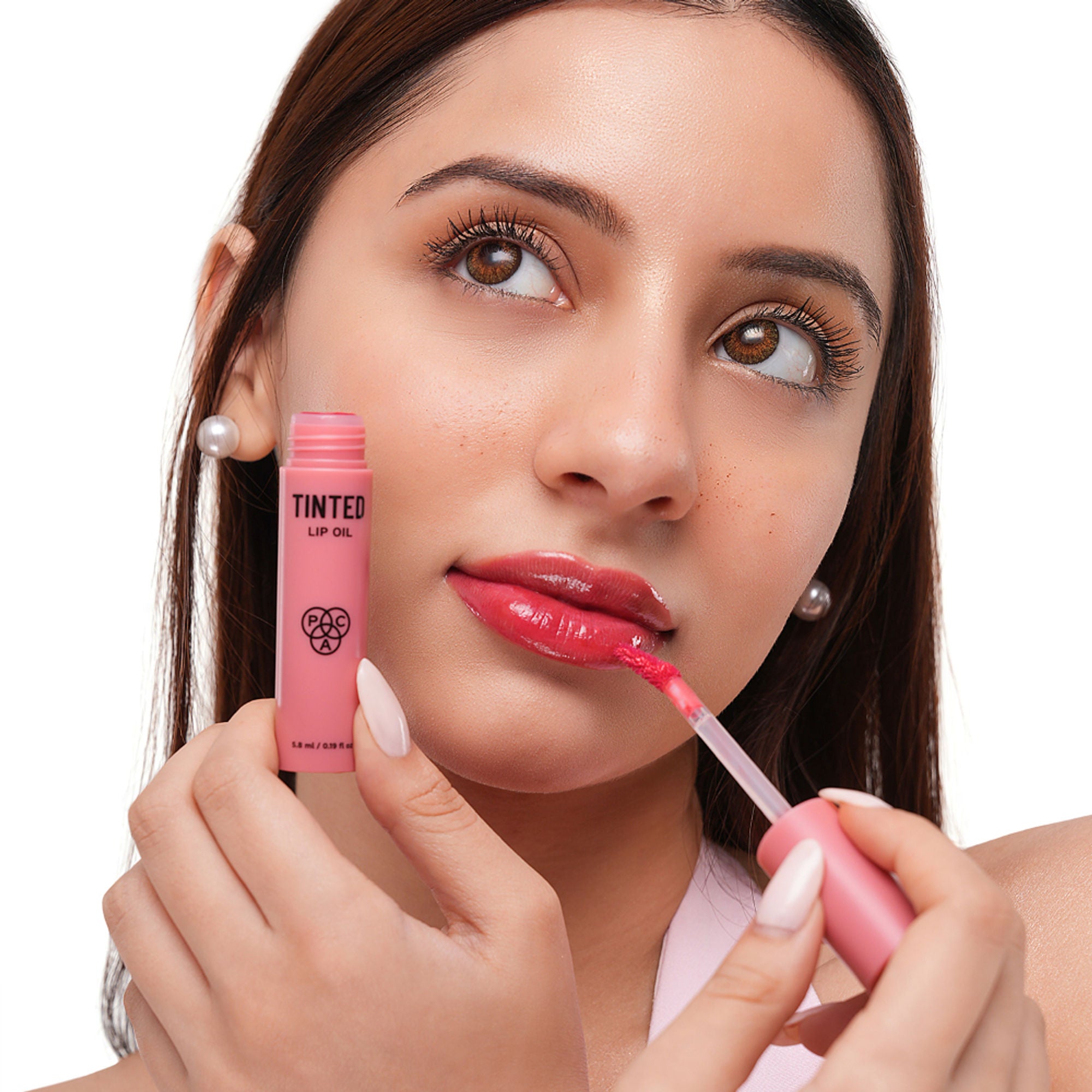 PAC Studio Tinted Lip Oil - Blushing Bride - Distacart
