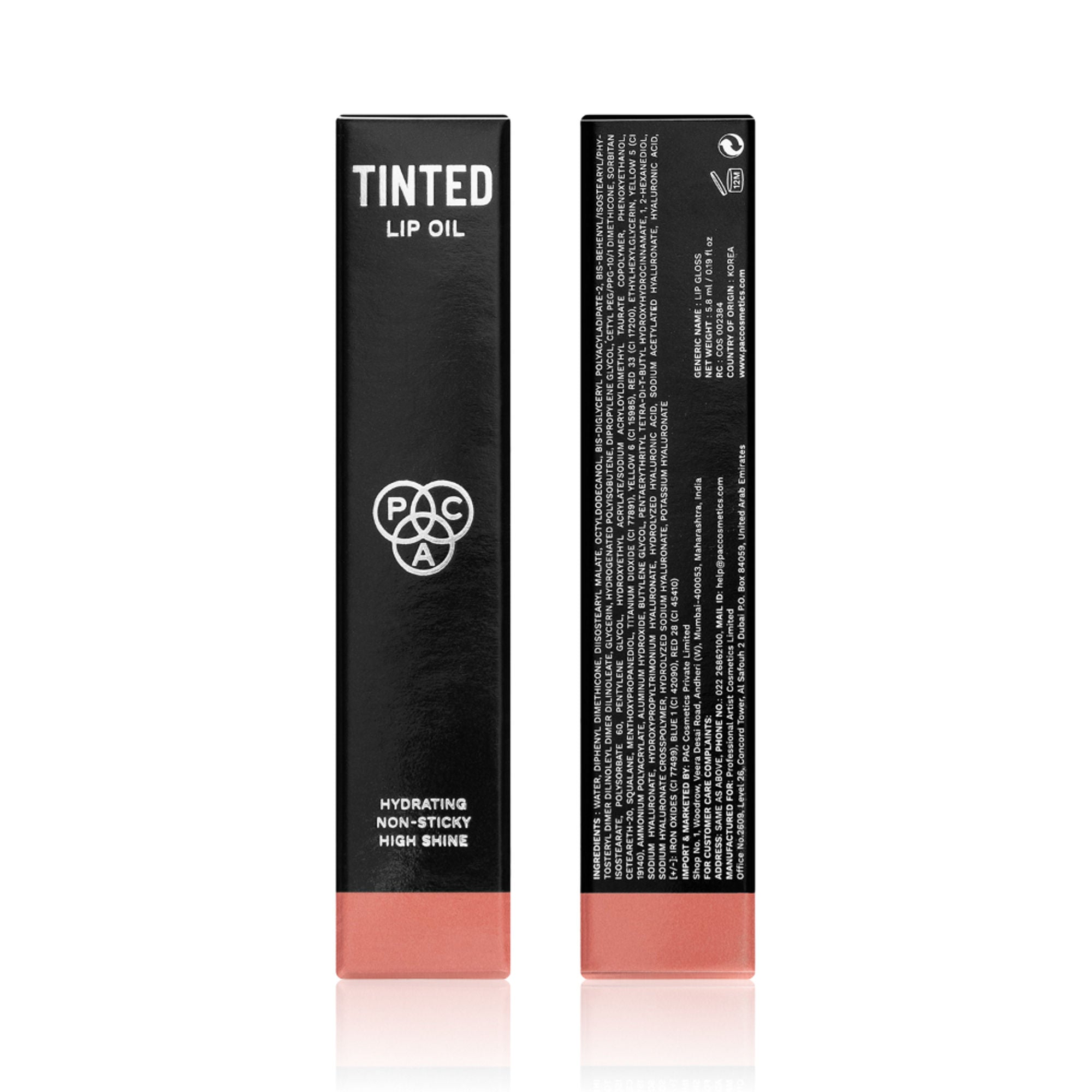 PAC Studio Tinted Lip Oil - Blushing Bride - Distacart
