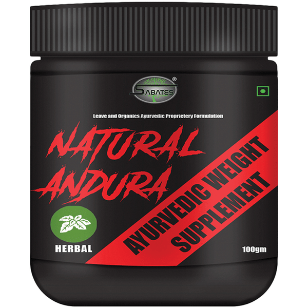 Sabates Natural Andura Ayurvedic Weight Supplement