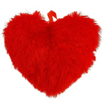 Thumbnail for Anupam Enterprises Plush Heart Shaped Soft Stuffed Love Throw Cushion Pillows Red Color - Distacart