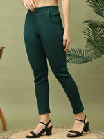 Thumbnail for TAG 7 Women Mid-Rise Ankle-Length Leggings - Distacart