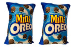 Thumbnail for Unique Fashion Pack of 2 Microfibre Filled Reversible Cushion For Kids - 2 Mini Oreo - Distacart