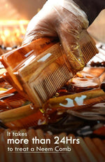Thumbnail for Nat Habit Fine Tooth Kacchi Neem Styling Comb