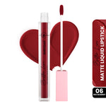 Thumbnail for Shryoan Butter Luxe Satin Matte Liquid Lipstick - Red Moment 06