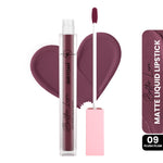 Thumbnail for Shryoan Butter Luxe Satin Matte Liquid Lipstick - Plush Plum 09