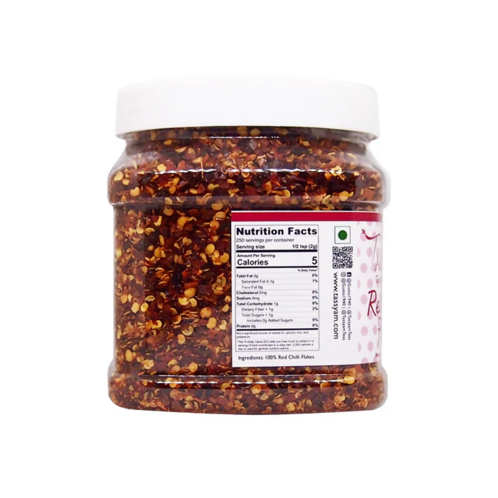 Tassyam Organics Red Chili Flakes - Distacart