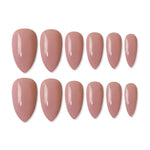 Thumbnail for shills professional reusable press on nails almond spn624