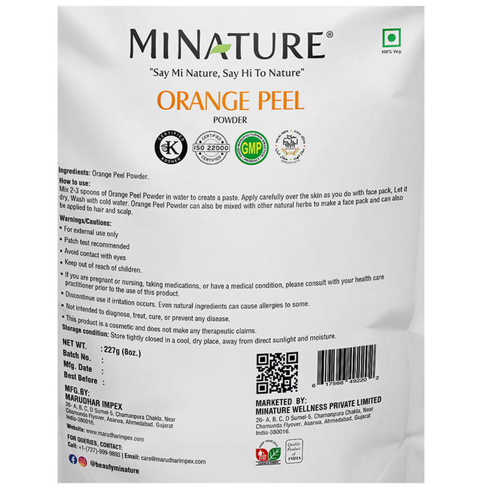 Minature Orange Peel Powder